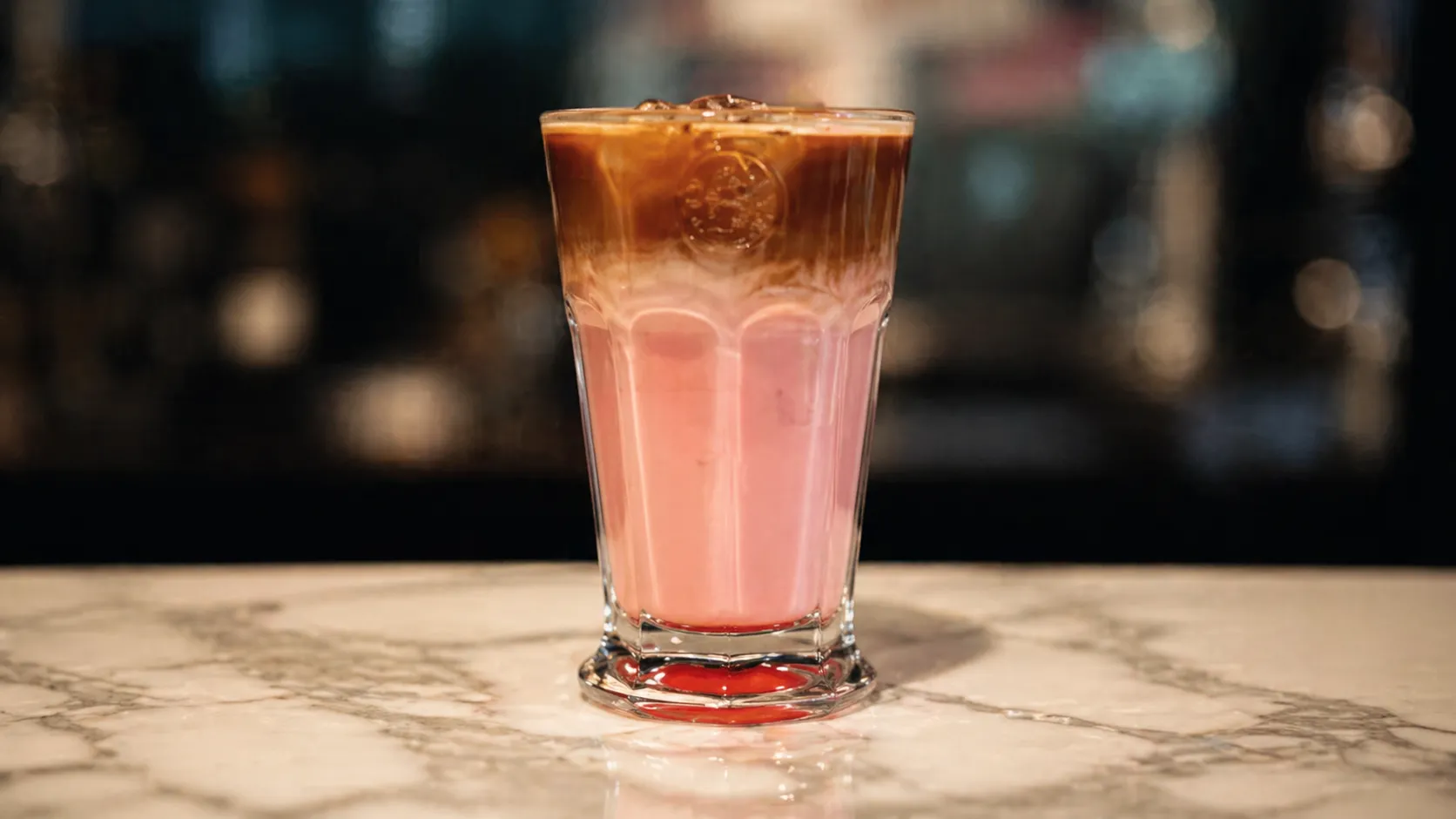 Ice Strawberry Latte