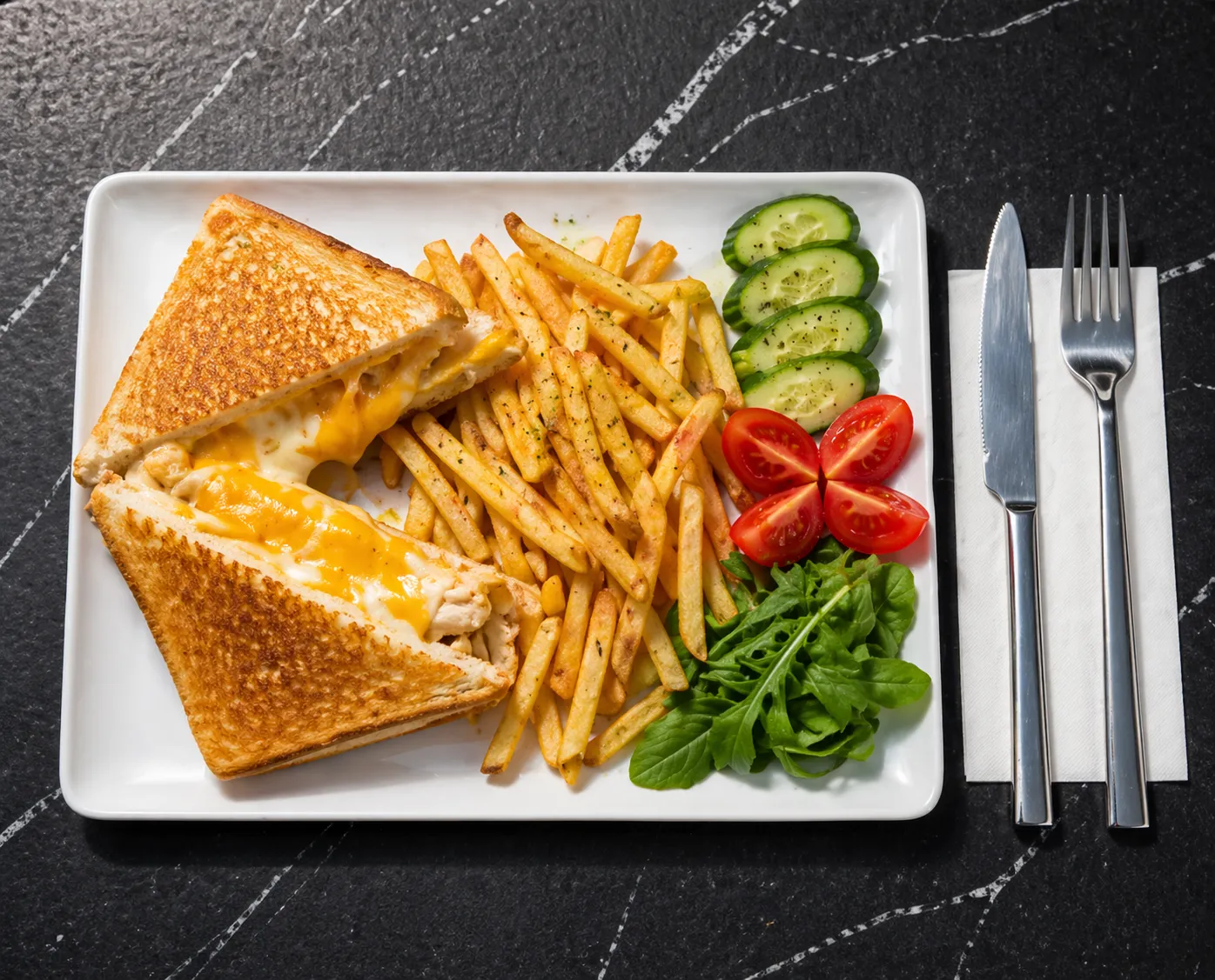 Üç Peynirli Tost
