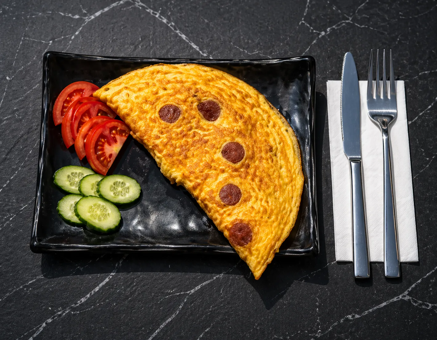 Sucuklu Omlet